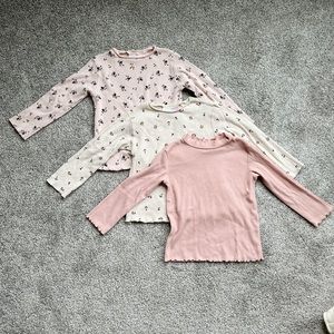 3 Zara Long-Sleeved Shirt Bundle, Size 3-4 years